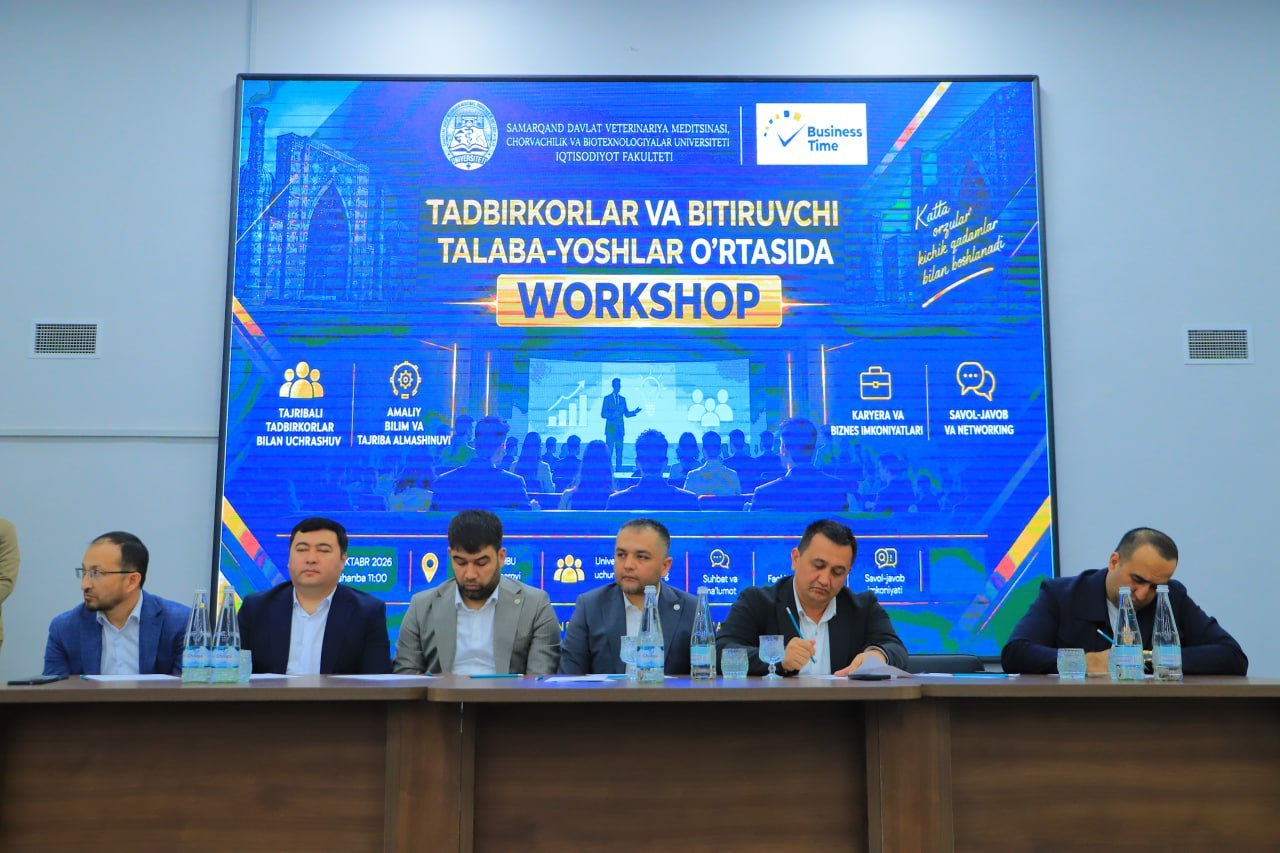 Iqtisodiyot fakultetida Business Time: Tadbirkorlar va talaba-yoshlar uchrashuvi